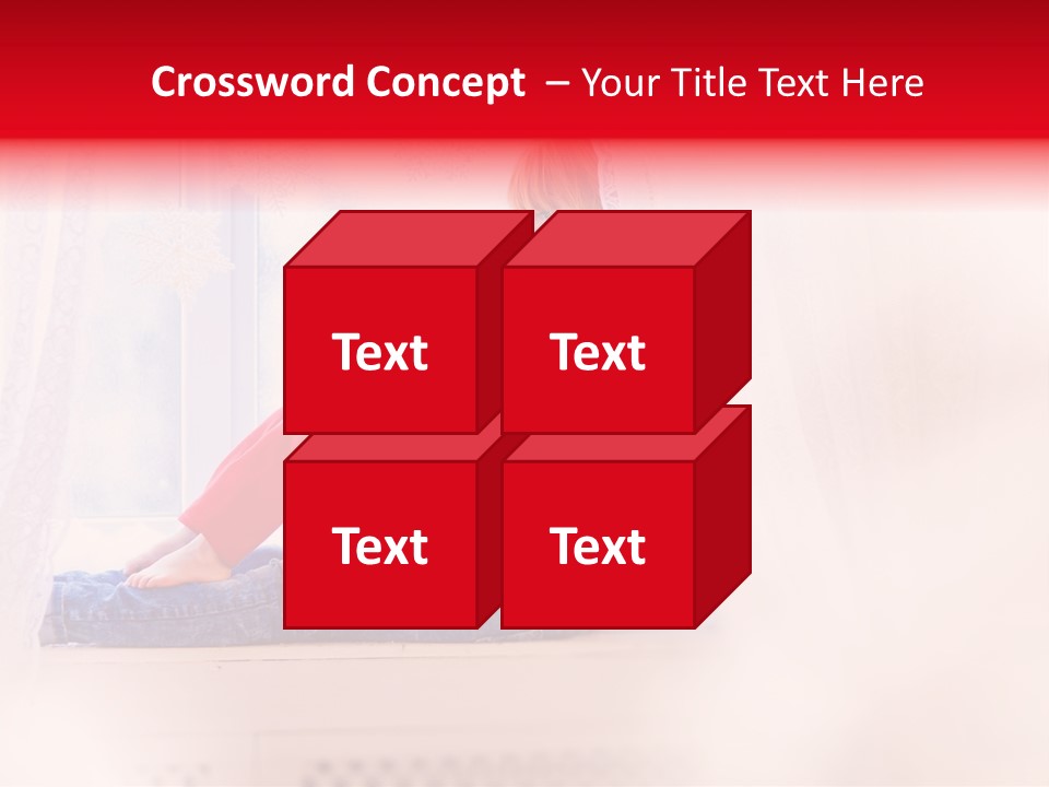 Young White Thinking PowerPoint Template