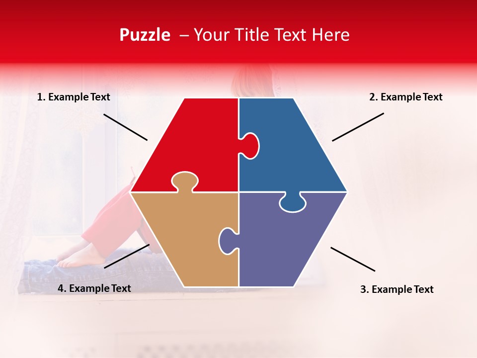 Young White Thinking PowerPoint Template