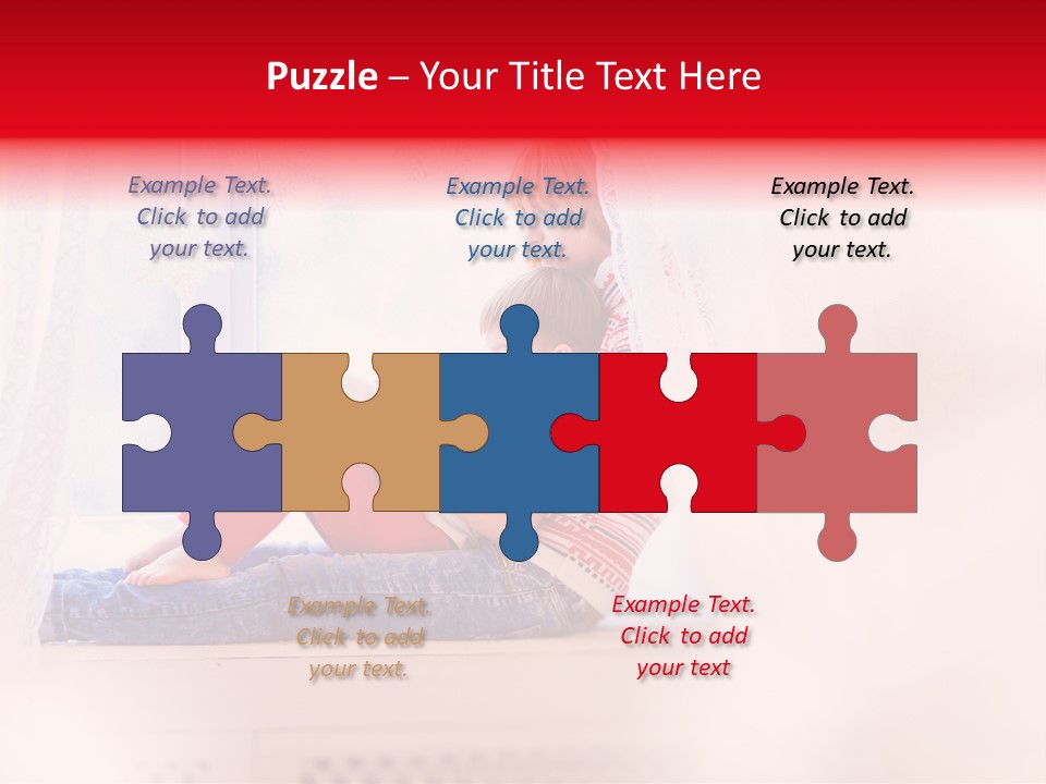 Young White Thinking PowerPoint Template