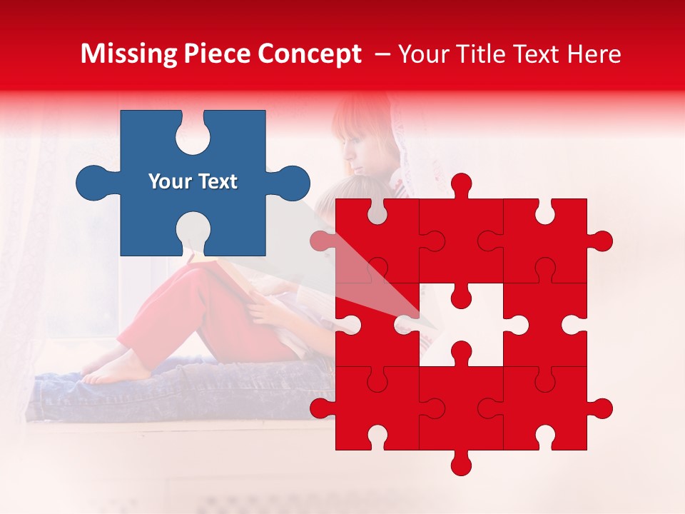 Young White Thinking PowerPoint Template