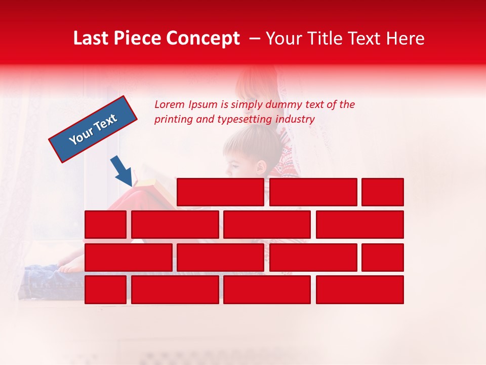 Young White Thinking PowerPoint Template