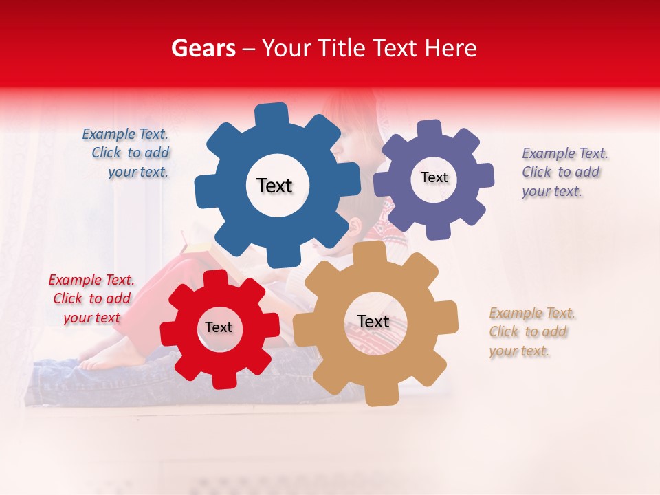 Young White Thinking PowerPoint Template