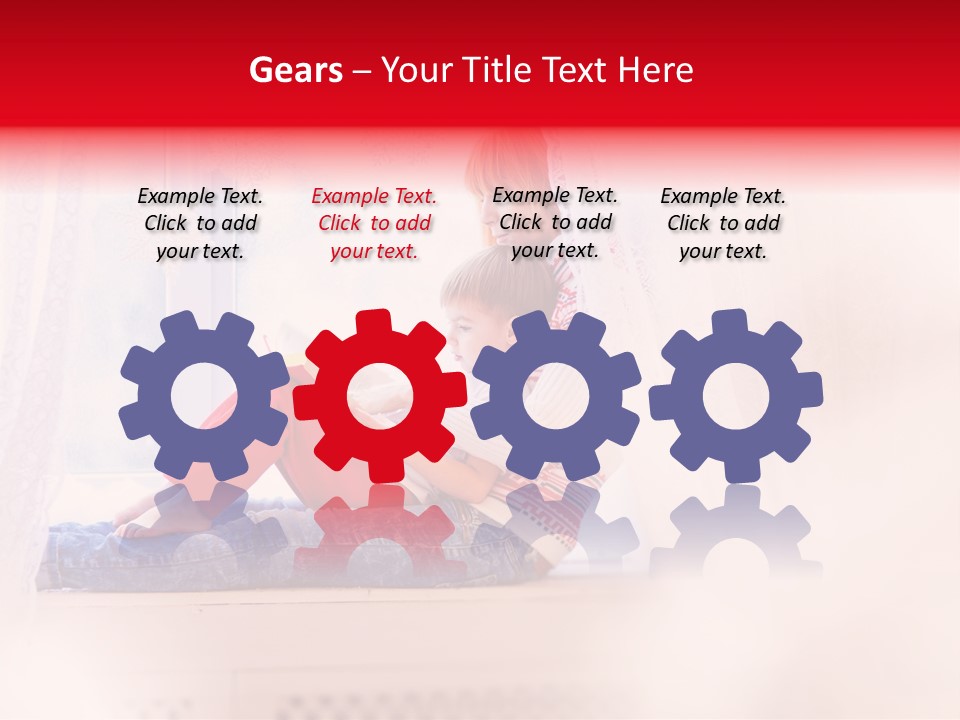 Young White Thinking PowerPoint Template