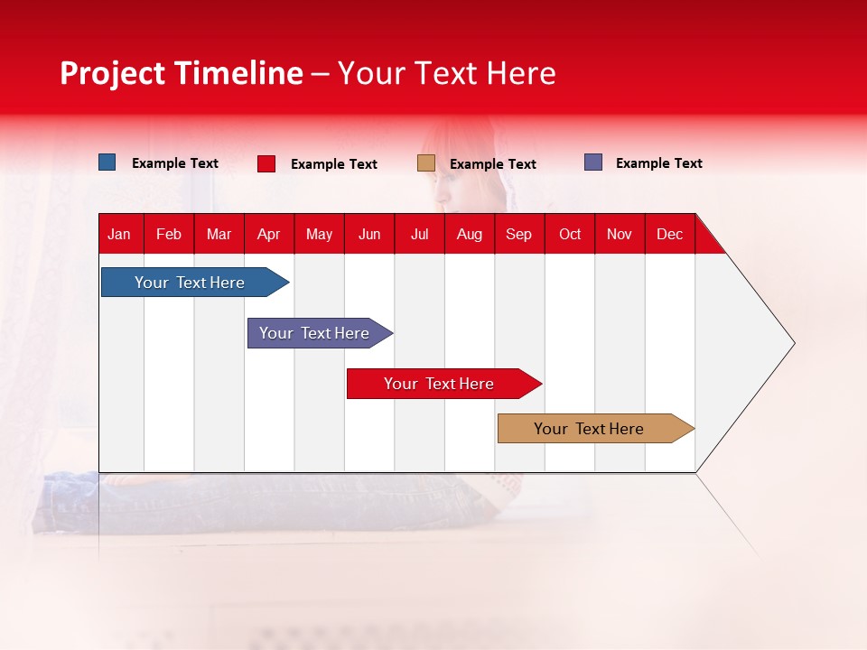 Young White Thinking PowerPoint Template