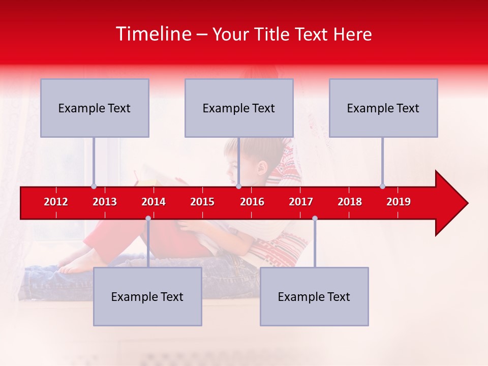 Young White Thinking PowerPoint Template