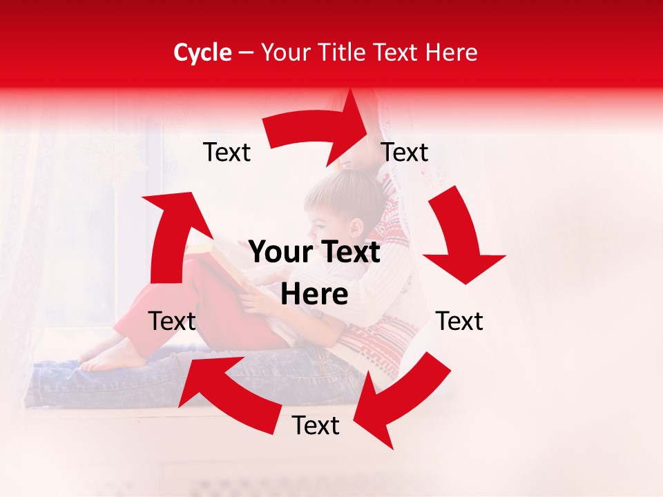 Young White Thinking PowerPoint Template