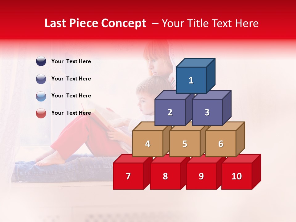 Young White Thinking PowerPoint Template
