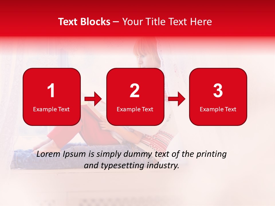Young White Thinking PowerPoint Template