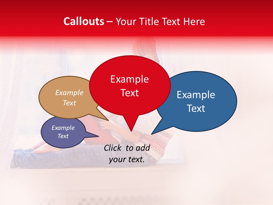 Young White Thinking PowerPoint Template