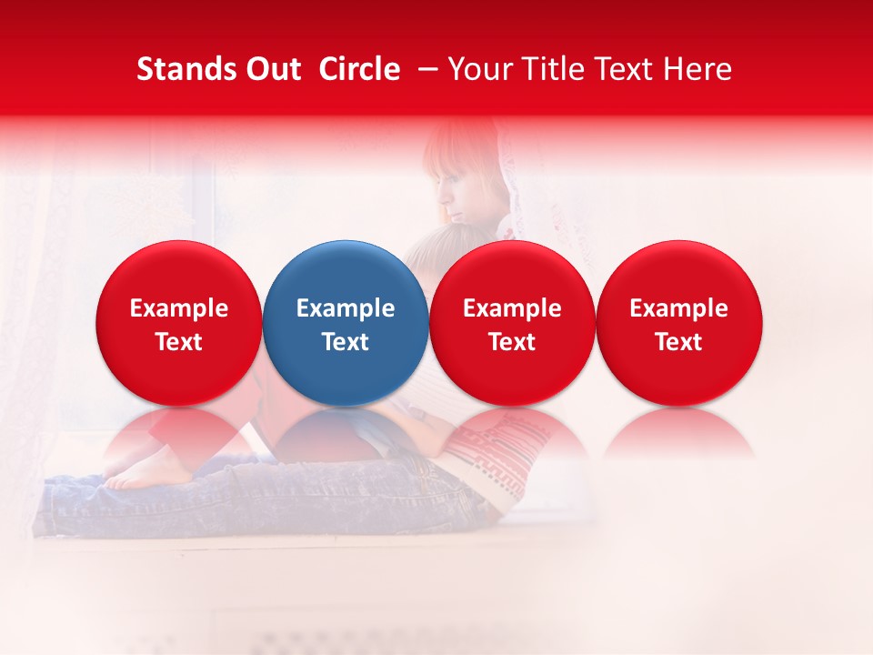 Young White Thinking PowerPoint Template