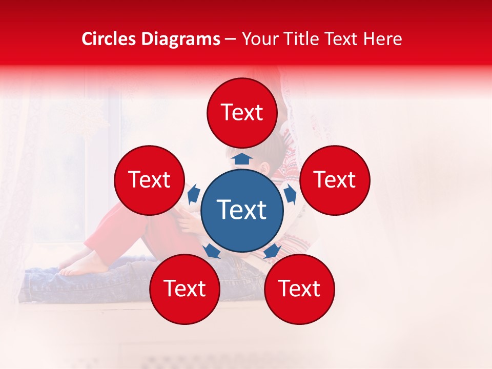 Young White Thinking PowerPoint Template