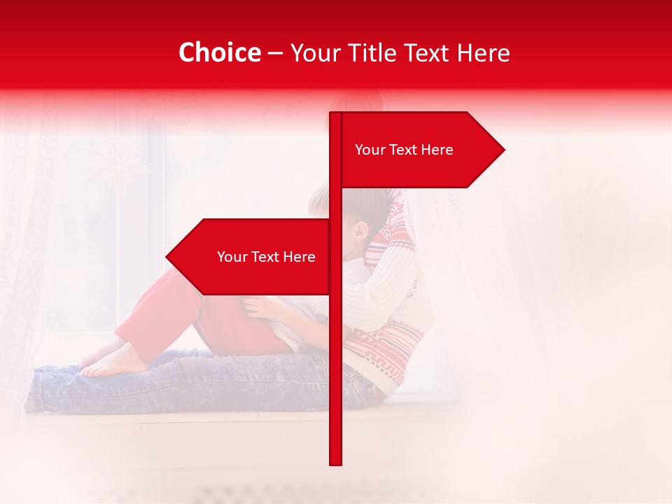 Young White Thinking PowerPoint Template
