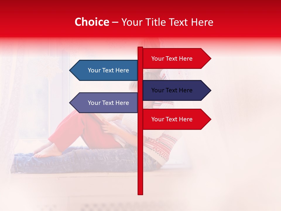 Young White Thinking PowerPoint Template