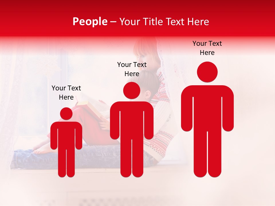 Young White Thinking PowerPoint Template