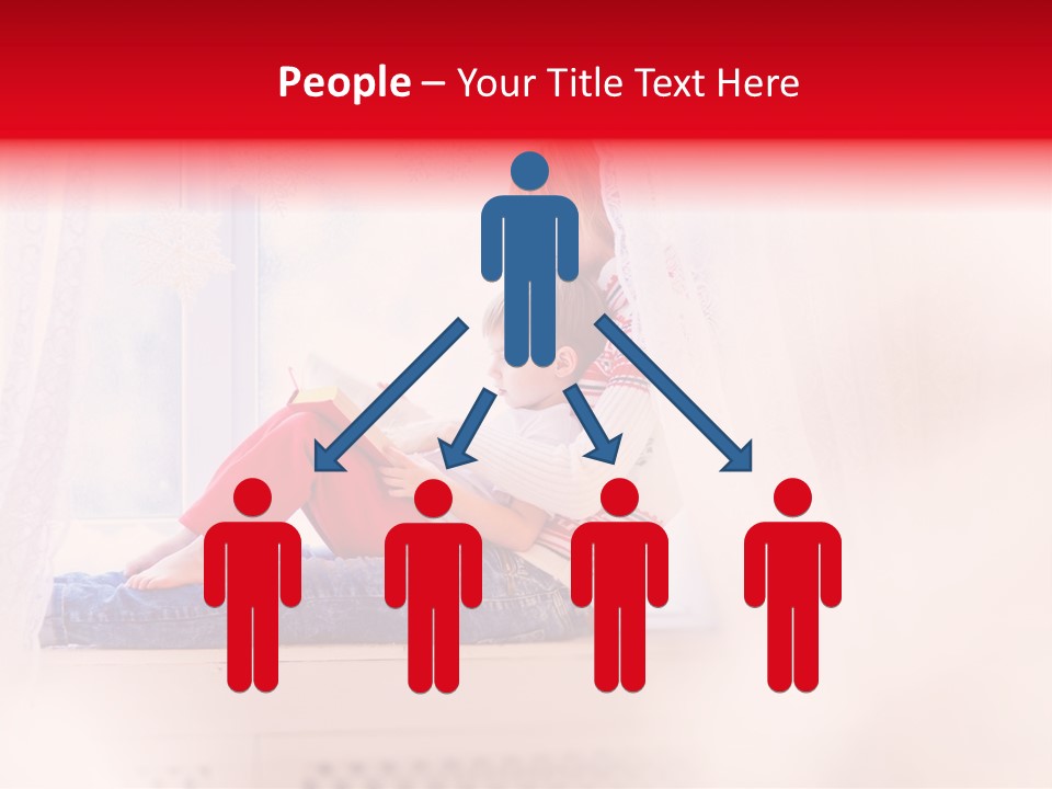 Young White Thinking PowerPoint Template