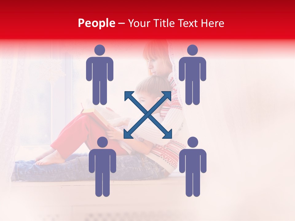 Young White Thinking PowerPoint Template