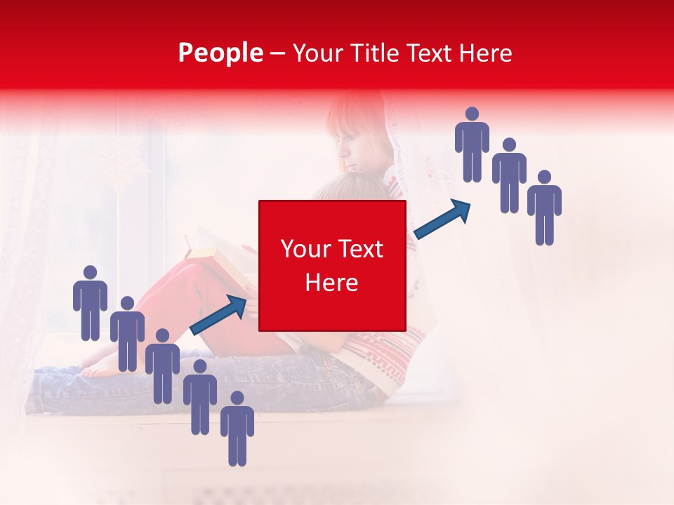 Young White Thinking PowerPoint Template