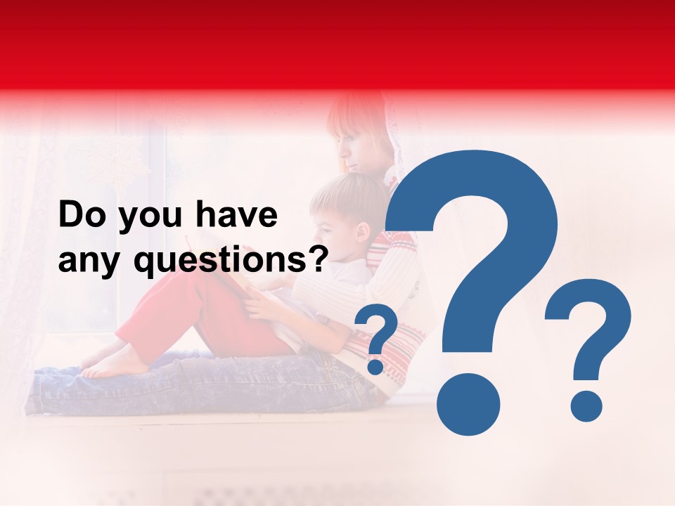 Young White Thinking PowerPoint Template
