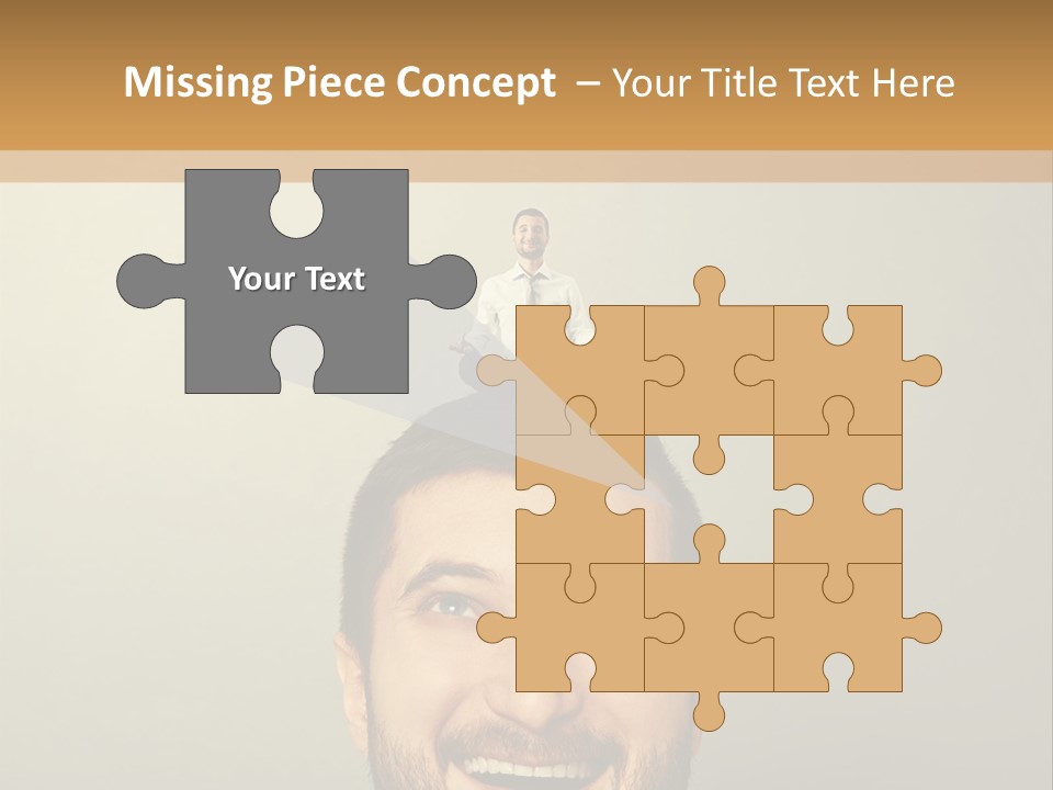 Business Man Rest PowerPoint Template