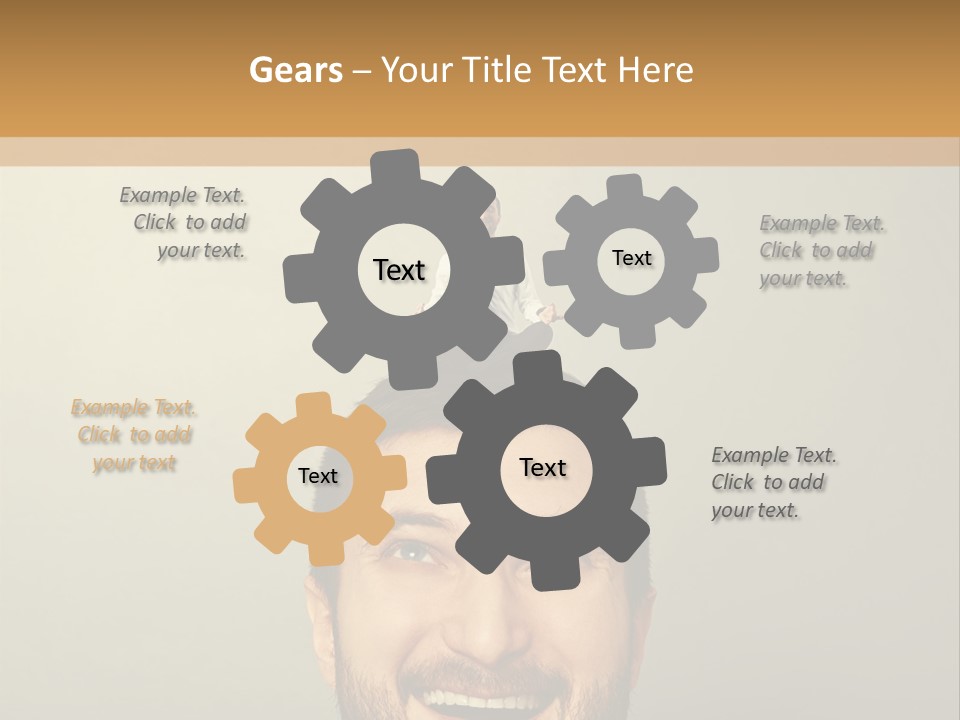 Business Man Rest PowerPoint Template