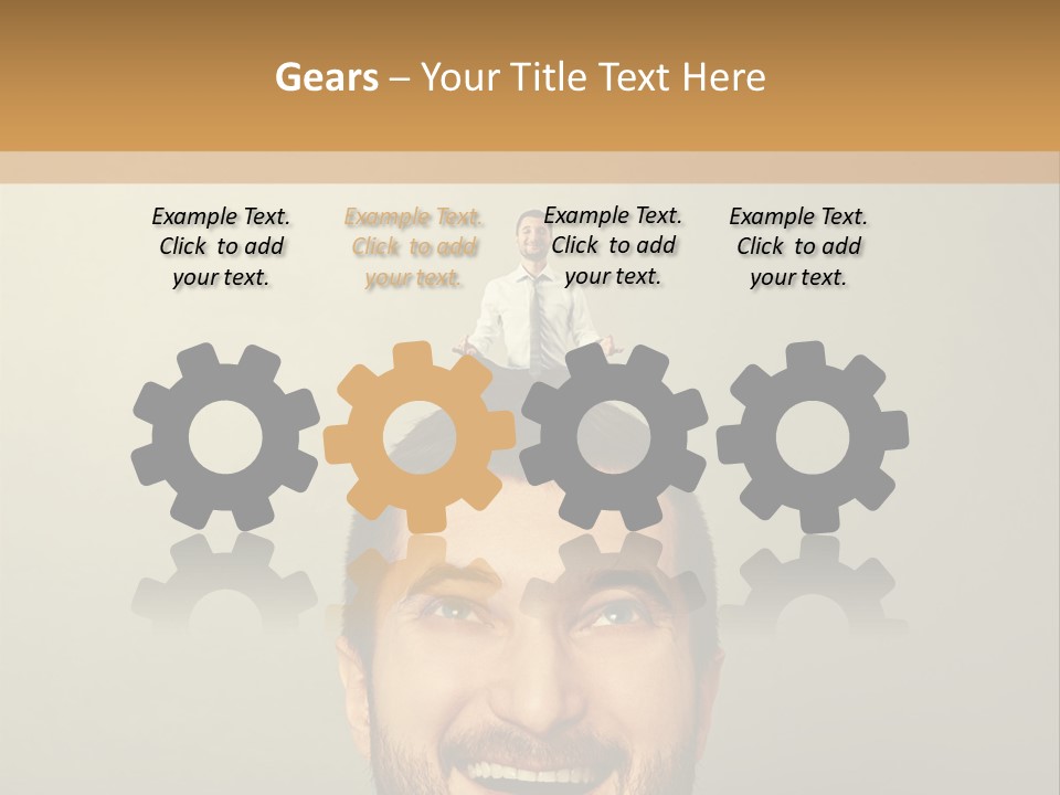 Business Man Rest PowerPoint Template