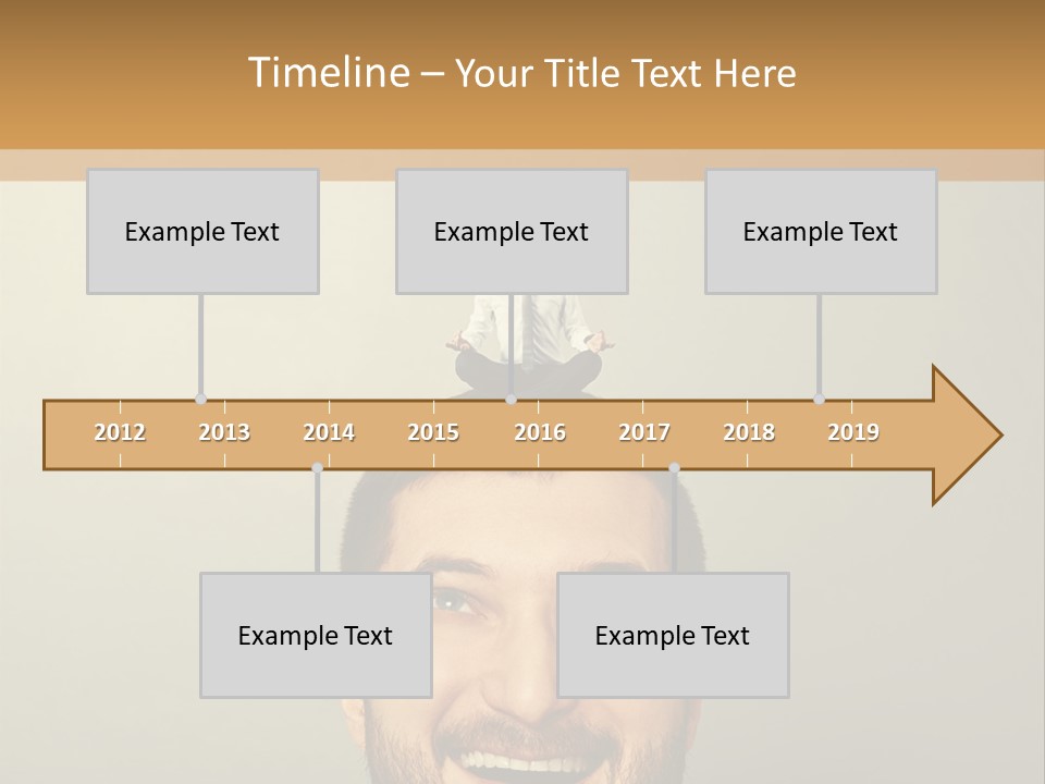 Business Man Rest PowerPoint Template