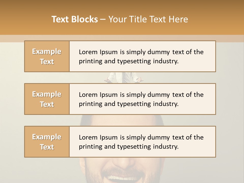 Business Man Rest PowerPoint Template