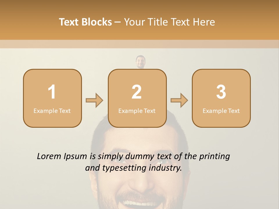 Business Man Rest PowerPoint Template