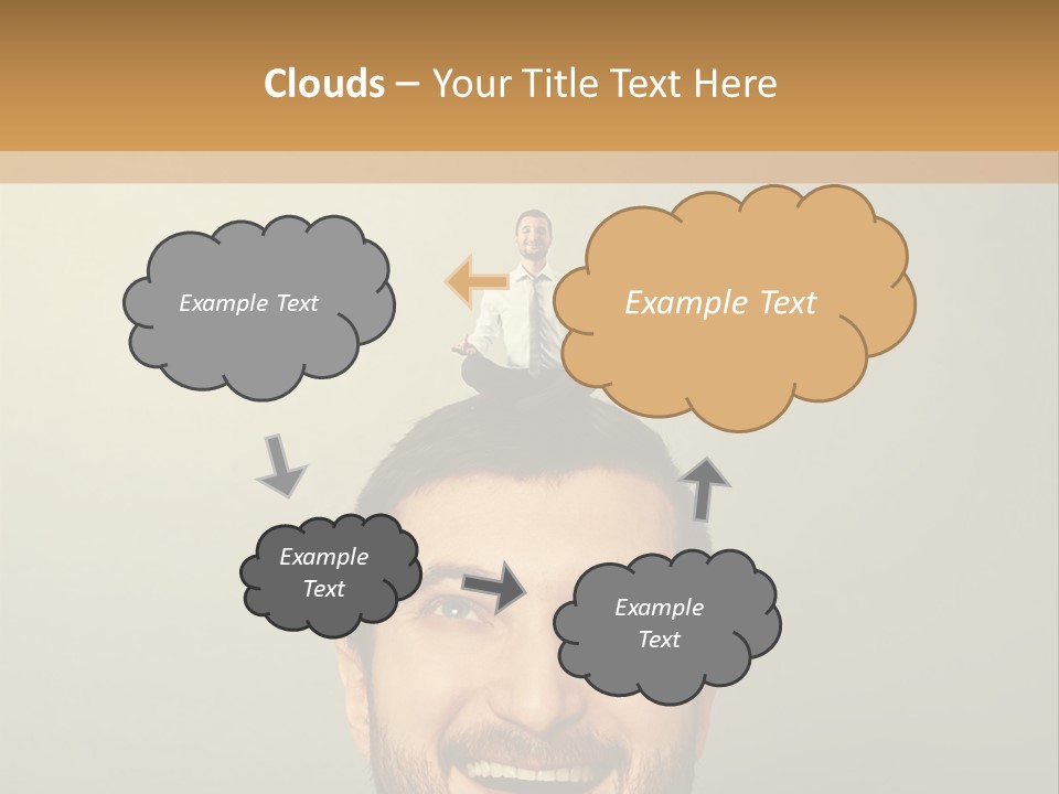 Business Man Rest PowerPoint Template