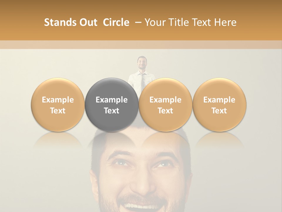 Business Man Rest PowerPoint Template