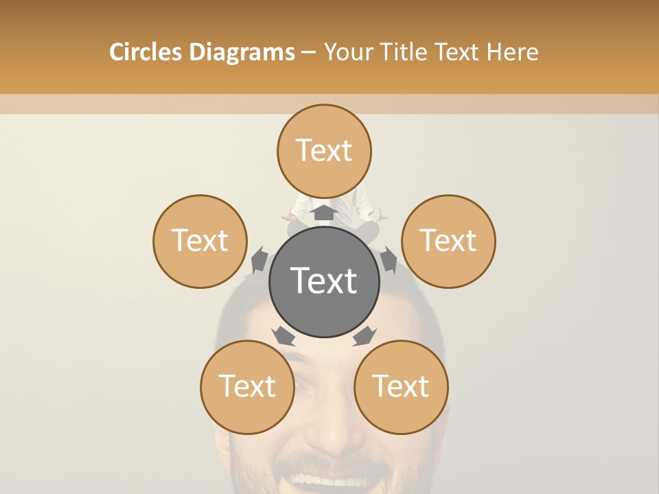 Business Man Rest PowerPoint Template