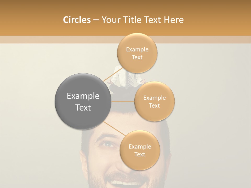 Business Man Rest PowerPoint Template