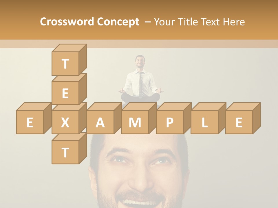 Business Man Rest PowerPoint Template