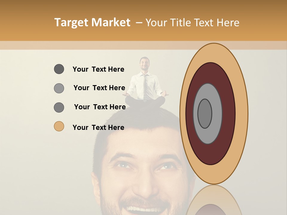 Business Man Rest PowerPoint Template