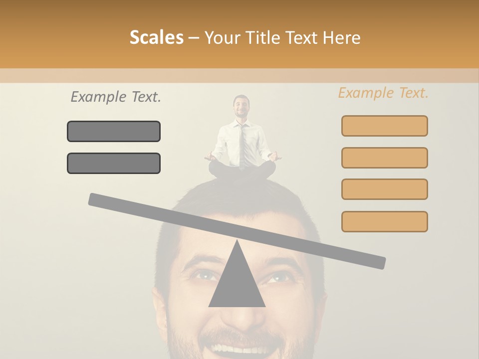 Business Man Rest PowerPoint Template