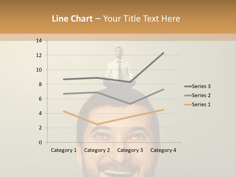Business Man Rest PowerPoint Template