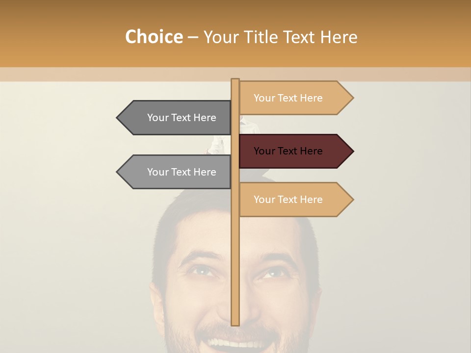Business Man Rest PowerPoint Template