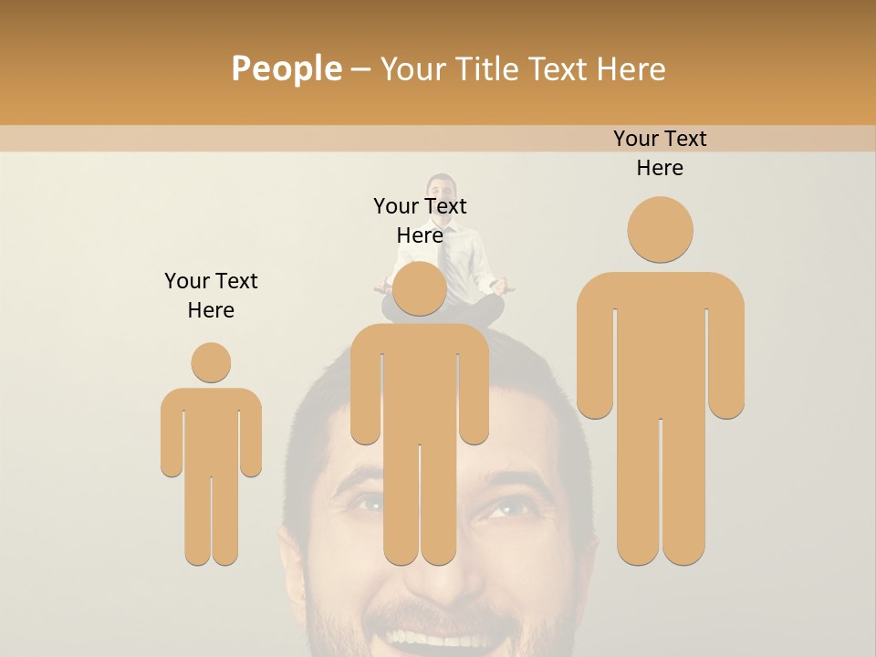 Business Man Rest PowerPoint Template