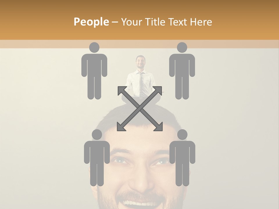 Business Man Rest PowerPoint Template