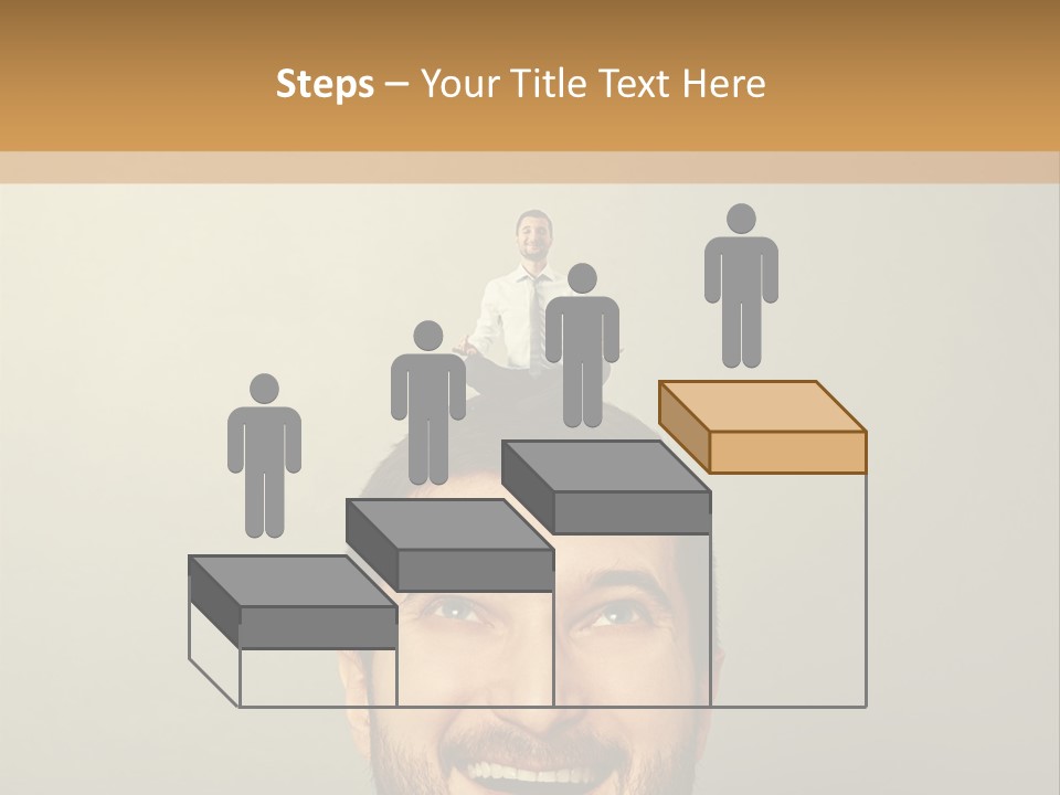 Business Man Rest PowerPoint Template