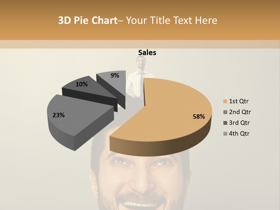 Business Man Rest PowerPoint Template