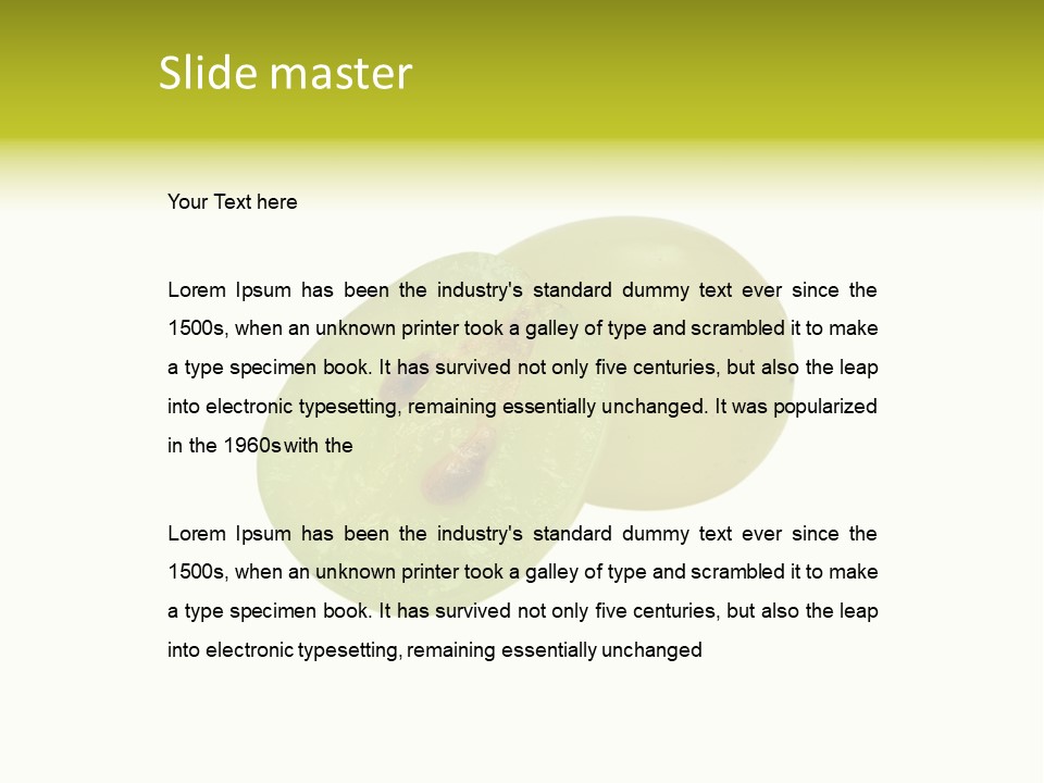 Vine Bunch Group PowerPoint Template