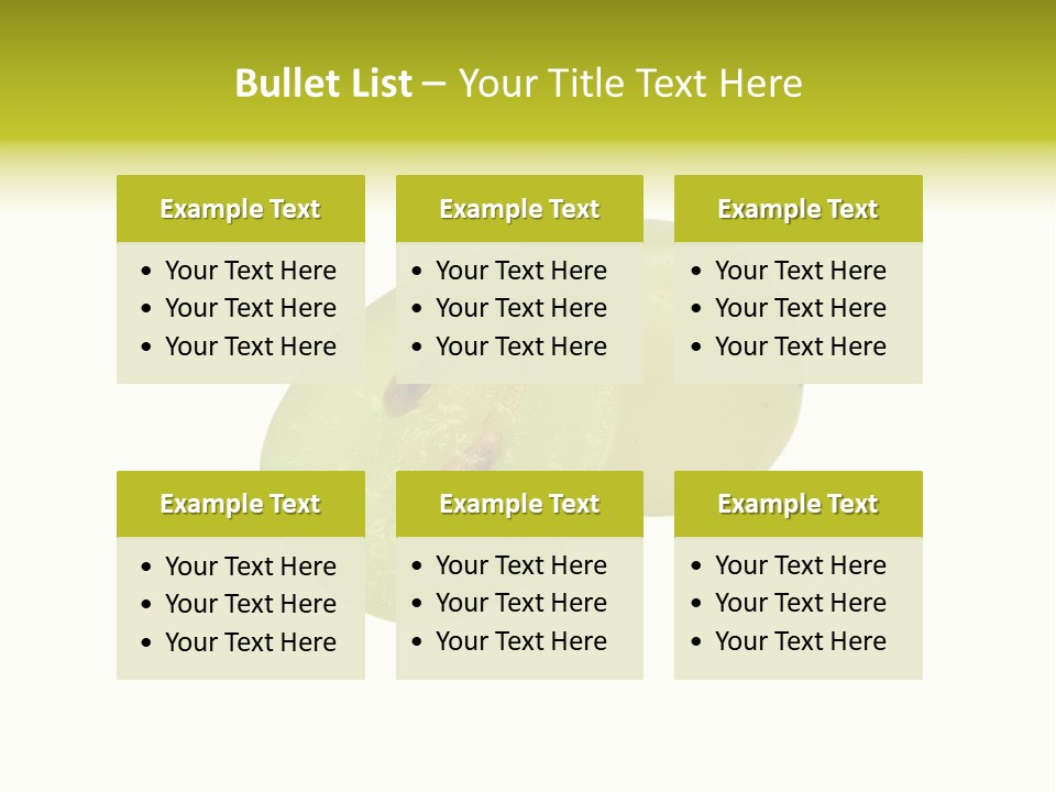 Vine Bunch Group PowerPoint Template