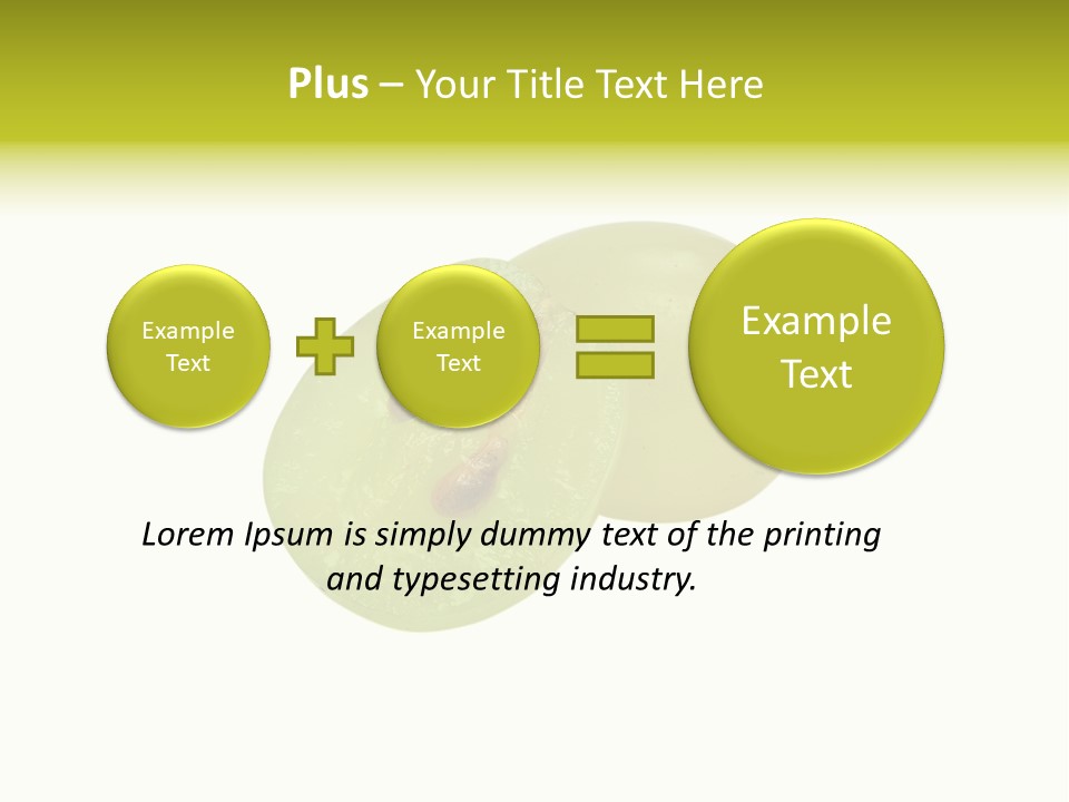 Vine Bunch Group PowerPoint Template