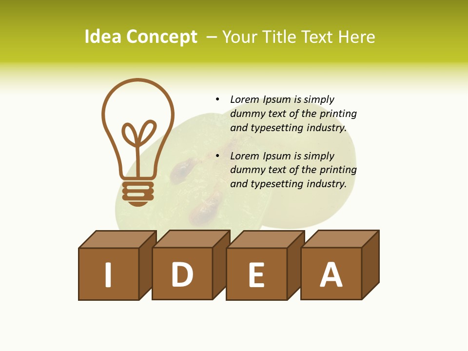 Vine Bunch Group PowerPoint Template