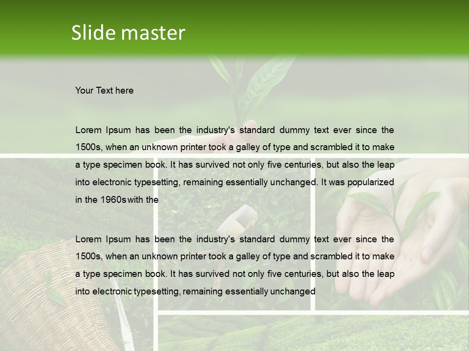 Farm Growth Scissors PowerPoint Template