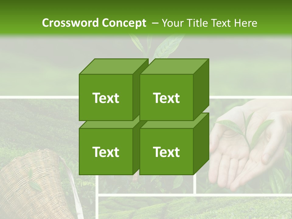 Farm Growth Scissors PowerPoint Template