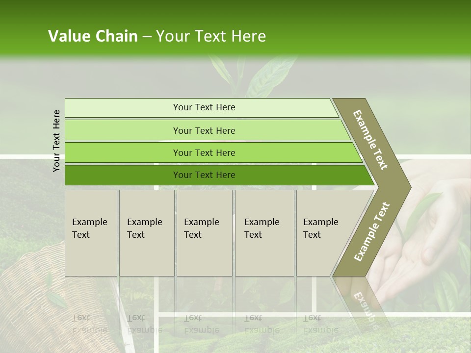 Farm Growth Scissors PowerPoint Template