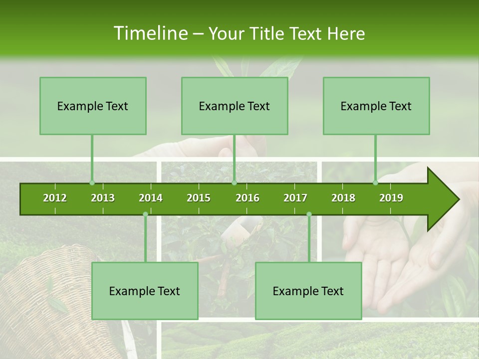 Farm Growth Scissors PowerPoint Template