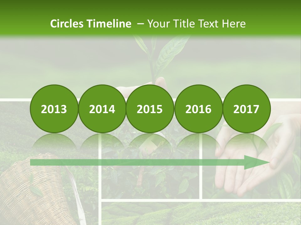 Farm Growth Scissors PowerPoint Template